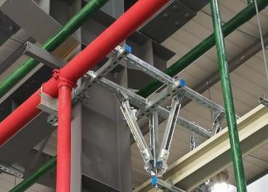 顺德该抗震支架的整体式支吊架结构协调性好
